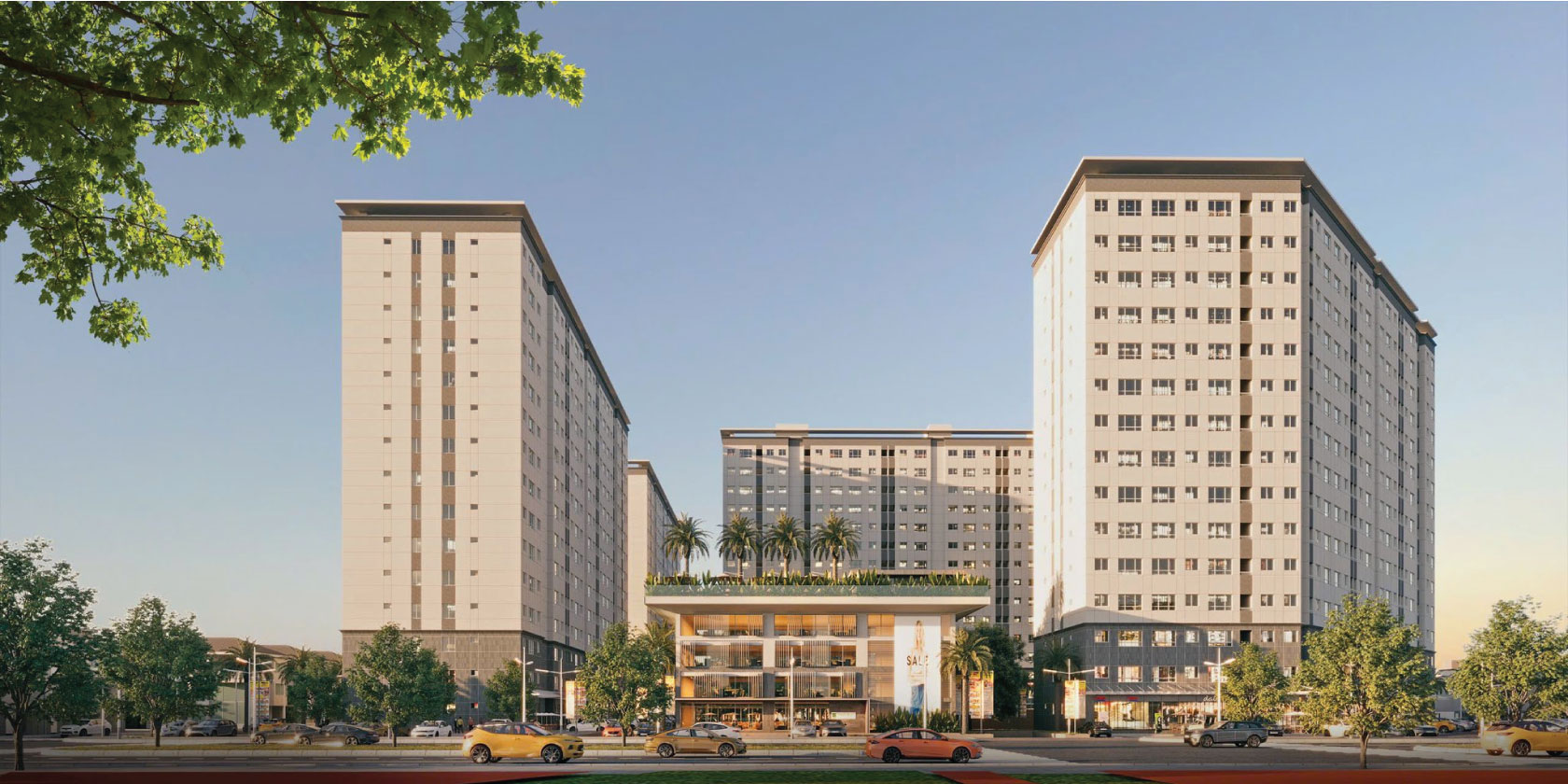 phối cảnh solena green town bình tân