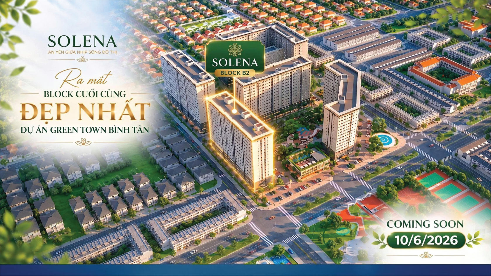 phối cảnh solena green town bình tân