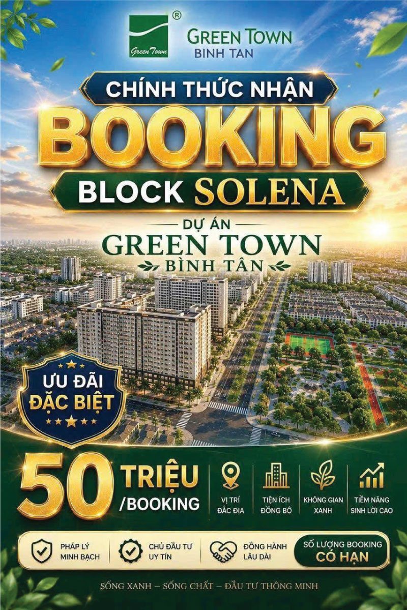 booking block solena bình tân